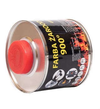 Lakier farba żaroodporna do kominka/pieca czarna 0.25L Barpimo Coatings S.A