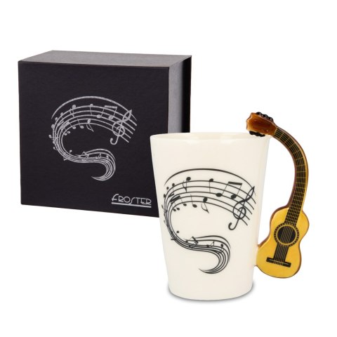 Kubek Muzyka - Gitara Klasyczna - pudełko premium - dla fanów muzyki
