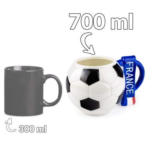 Kubek piłka z szalikiem - Francja