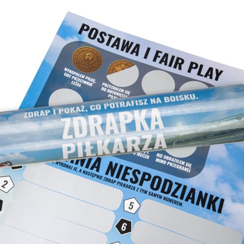 Mata treningowa do piłki Sprintigo ProMat XXL 180x120 i Zdrapka Piłkarza