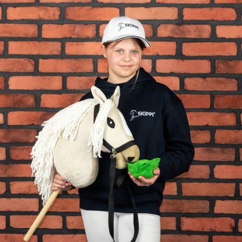 Konik na kiju z kantarem - Hobby Horse Skippi - Almond - A3 - prezent