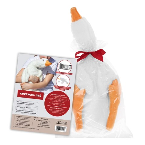 Maskotka Gęś Pluszowa XL 90 cm - eko wkład ogrzewający z pestek wiśni