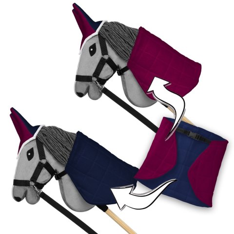 Worek prezentowy Hobby Horse Skippi z koniem szarym i przeszkodą