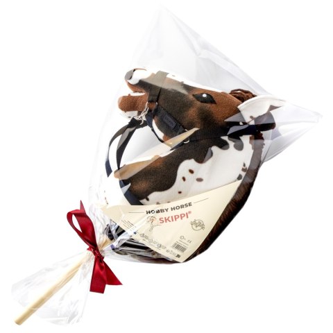 Zestaw Skippi - Hobby Horse Gniado - srokaty - Derka fuksja i granat