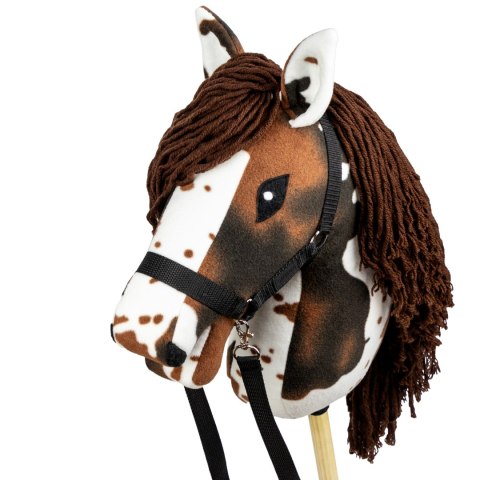 Zestaw Skippi - Hobby Horse Gniado - srokaty - Derka wrzos i śliwka
