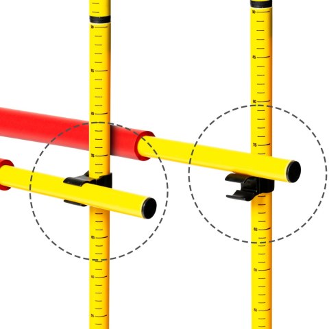 Zestaw Skippi - Hobby Horse Gniado - srokaty i przeszkoda do skakania 135 cm
