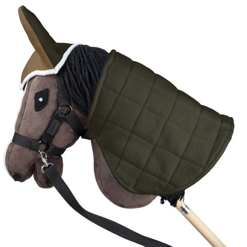 Zestaw Skippi - Hobby Horse Gniady - Derka i nauszniki - beż i oliwka