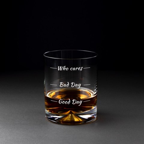 Zestaw do Whisky Who cares kawalerski urodziny
